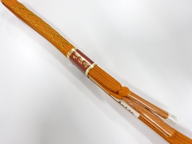 未使用品　正絹　手組帯締め